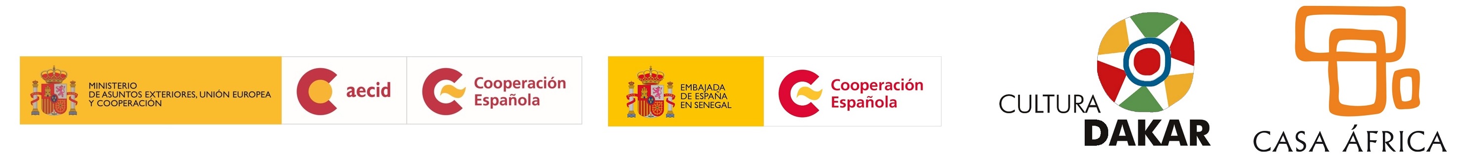 Logotipos ACE, Embajada de Senegal, Casa África